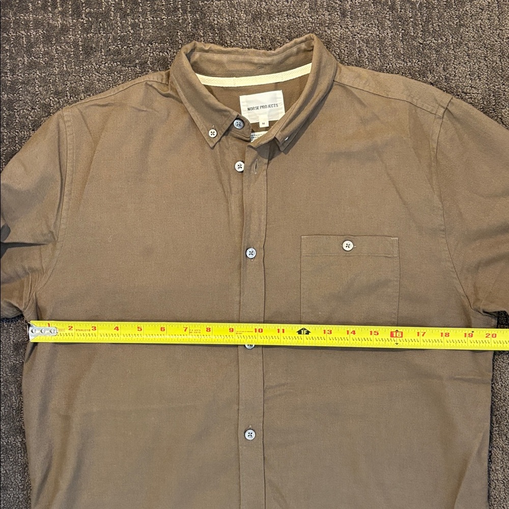 Norse Projects Anton Brushed Flannel men’s  button-down - Picture 5 of 5